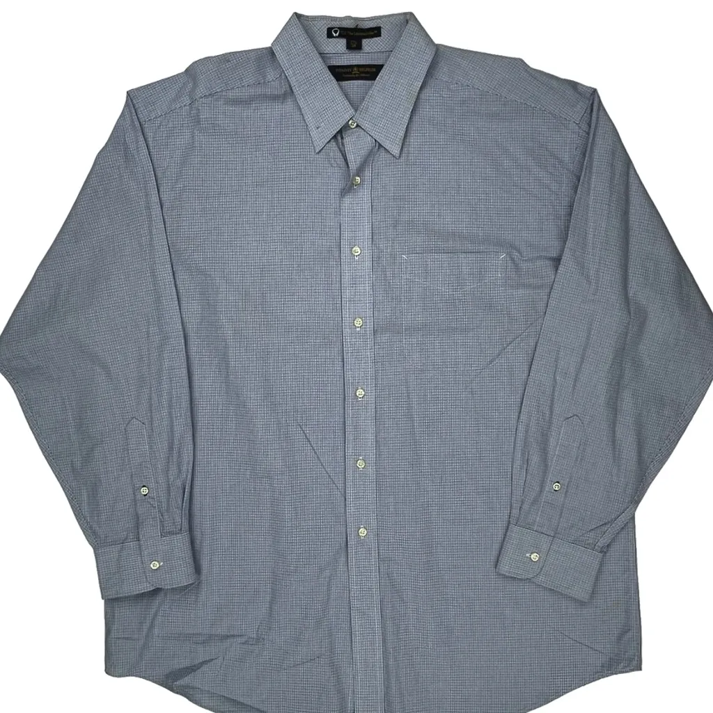 Tommy Hilfiger Checked Shirt - XL Blue Cotton - Image 5