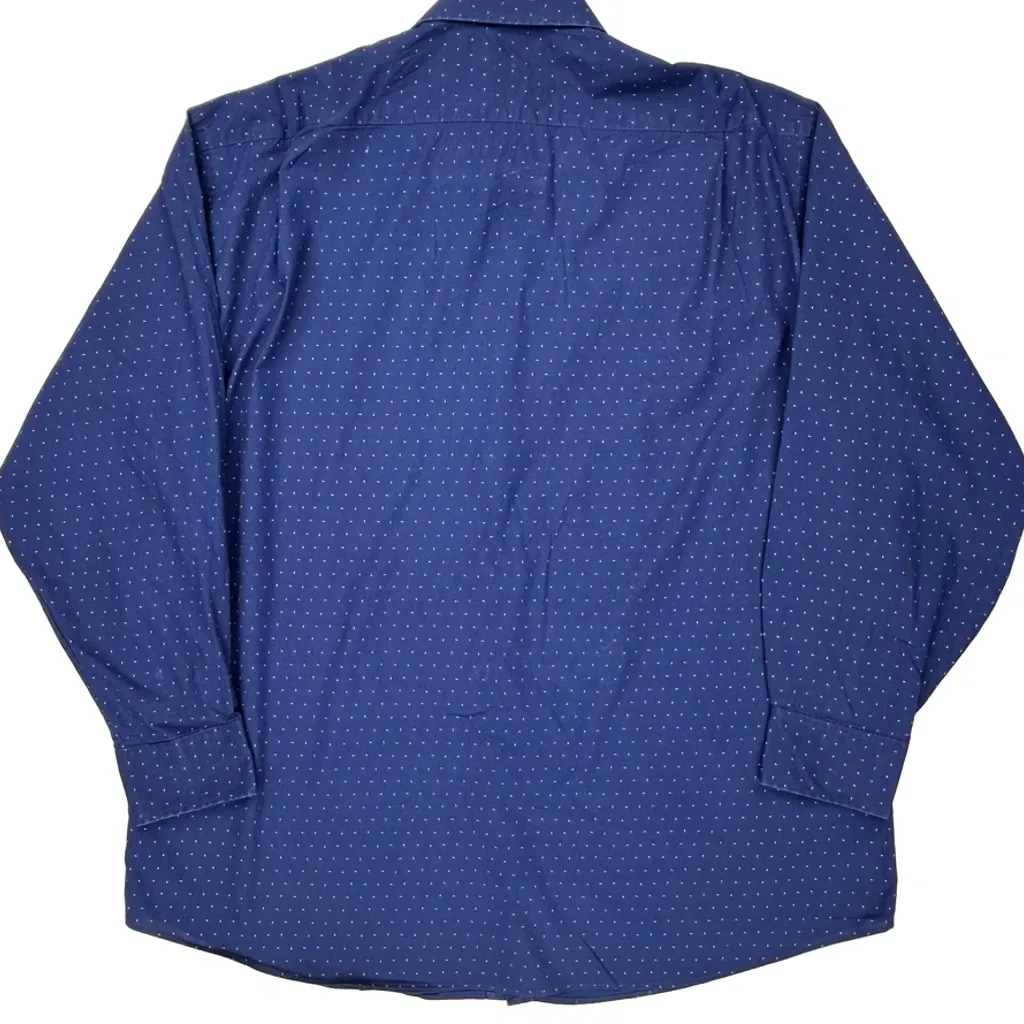 Tommy Hilfiger Polka Dot Shirt - XL Blue Cotton - Image 7