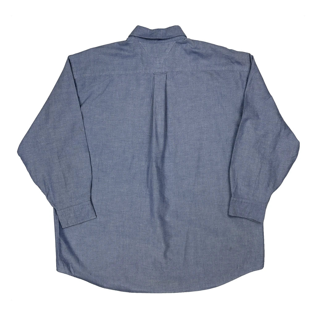 Tommy Hilfiger Shirt - XL Blue Cotton - Image 2