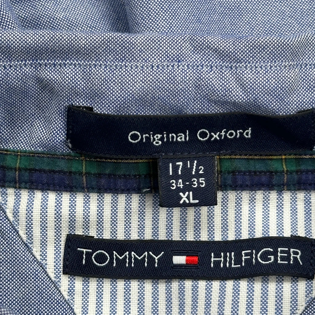 Tommy Hilfiger Shirt - XL Blue Cotton - Image 3