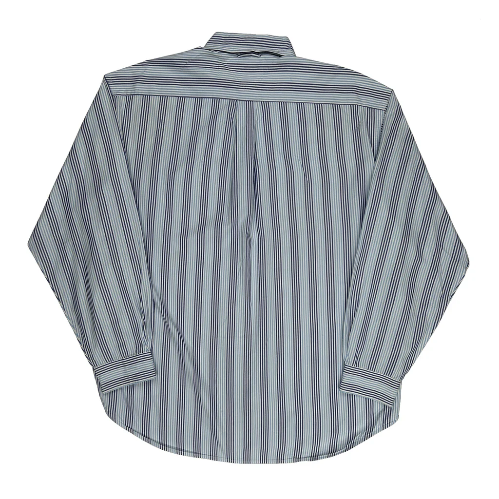 Tommy Hilfiger Striped Shirt - XL Blue Cotton - Image 2