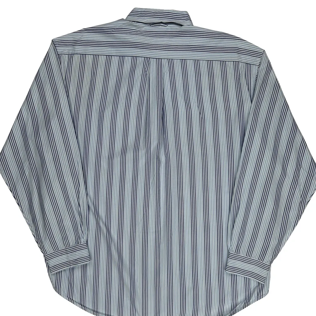 Tommy Hilfiger Striped Shirt - XL Blue Cotton - Image 7