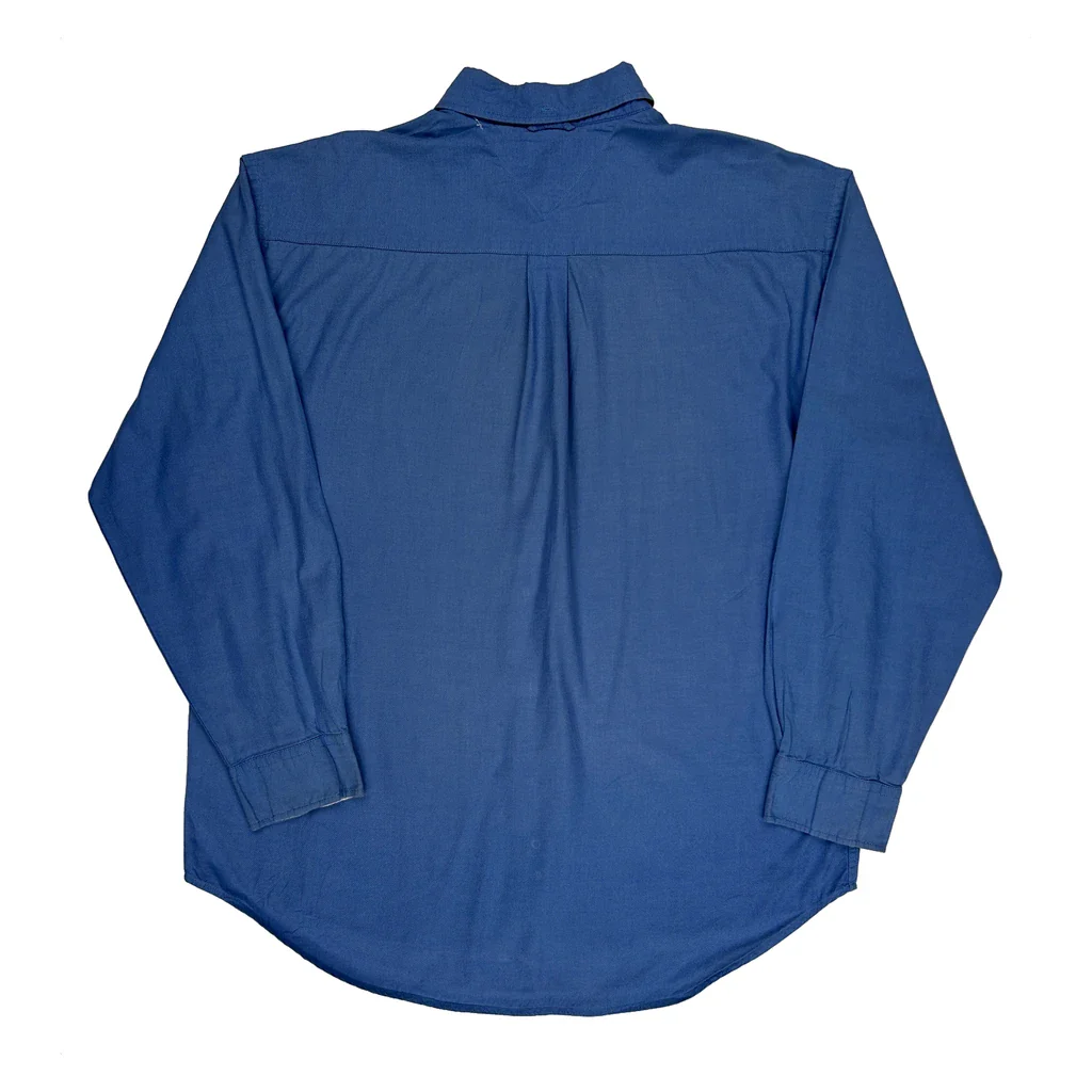 Tommy Hilfiger Shirt - XL Blue Cotton - Image 2