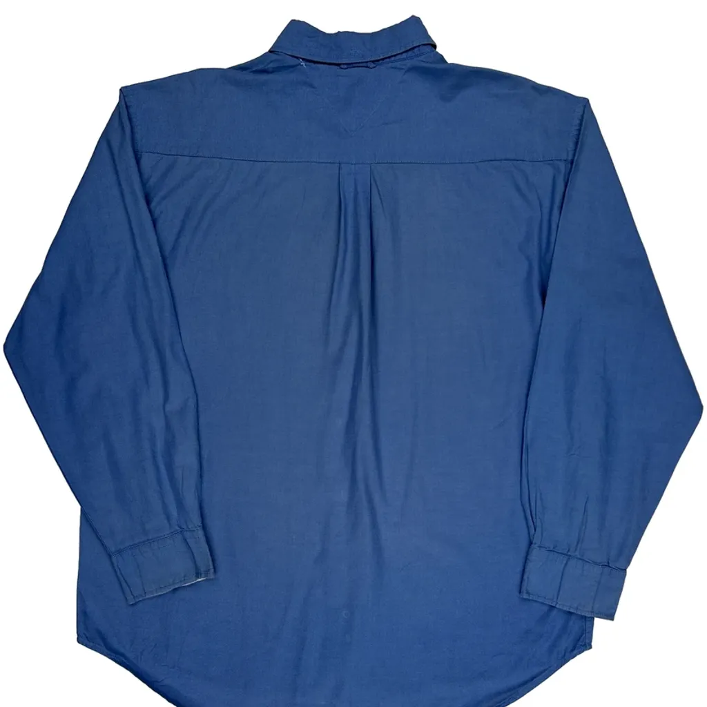 Tommy Hilfiger Shirt - XL Blue Cotton - Image 7