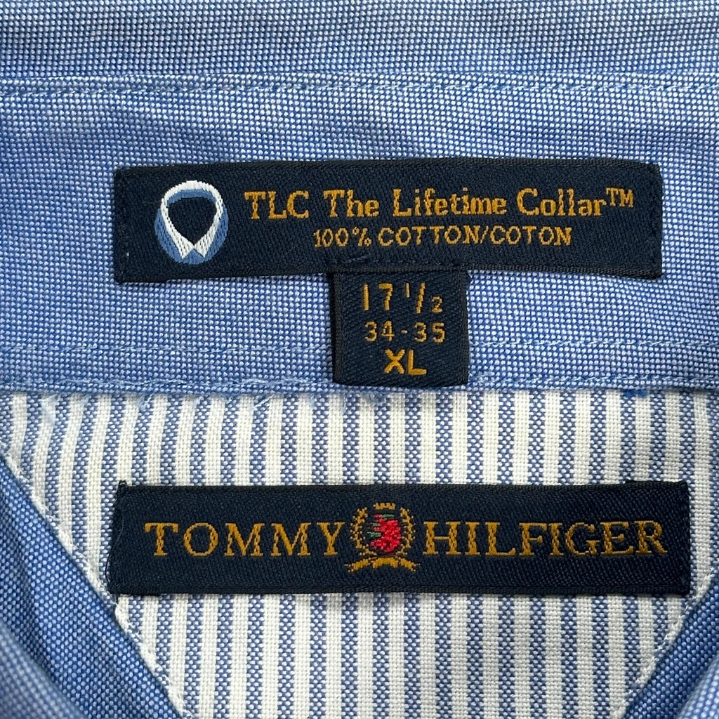 Tommy Hilfiger Shirt - XL Blue Cotton - Image 3