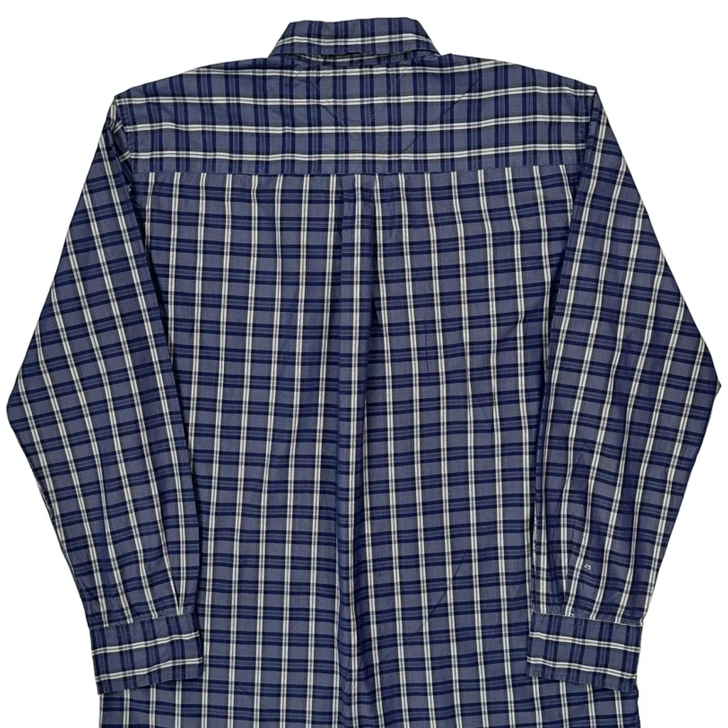 Tommy Hilfiger Checked Shirt - XL Blue Cotton - Image 6