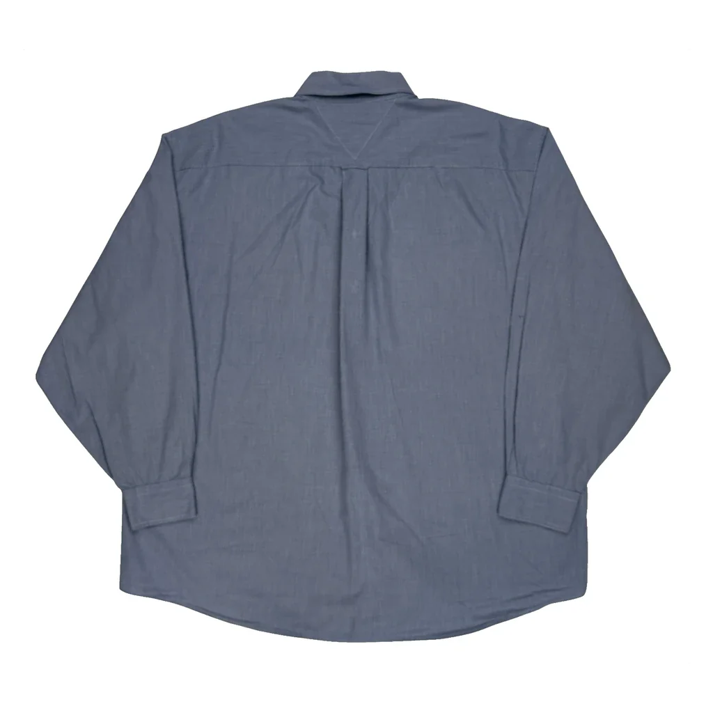 Tommy Hilfiger Checked Shirt - XL Blue Cotton - Image 2