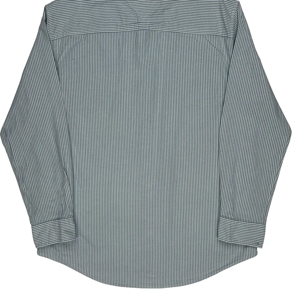 Tommy Hilfiger Striped Shirt - XL Blue Cotton - Image 7