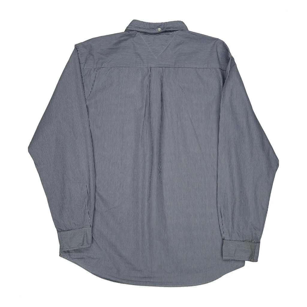 Tommy Hilfiger Striped Shirt - XL Blue Cotton - Image 2