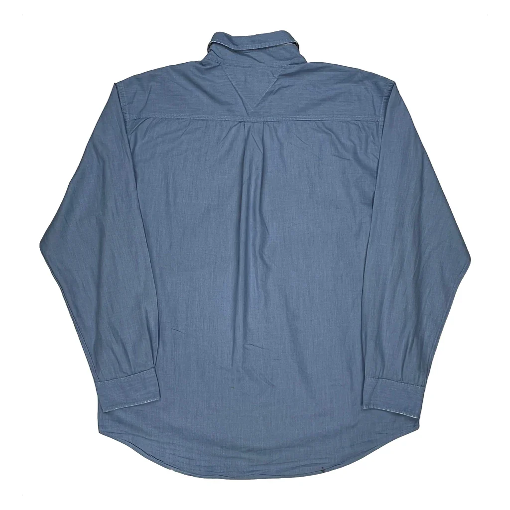 Tommy Hilfiger Shirt - XL Blue Cotton - Image 2