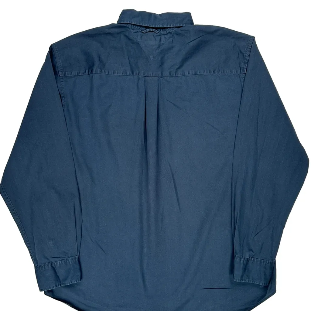 Tommy Hilfiger Shirt - XL Blue Cotton - Image 7