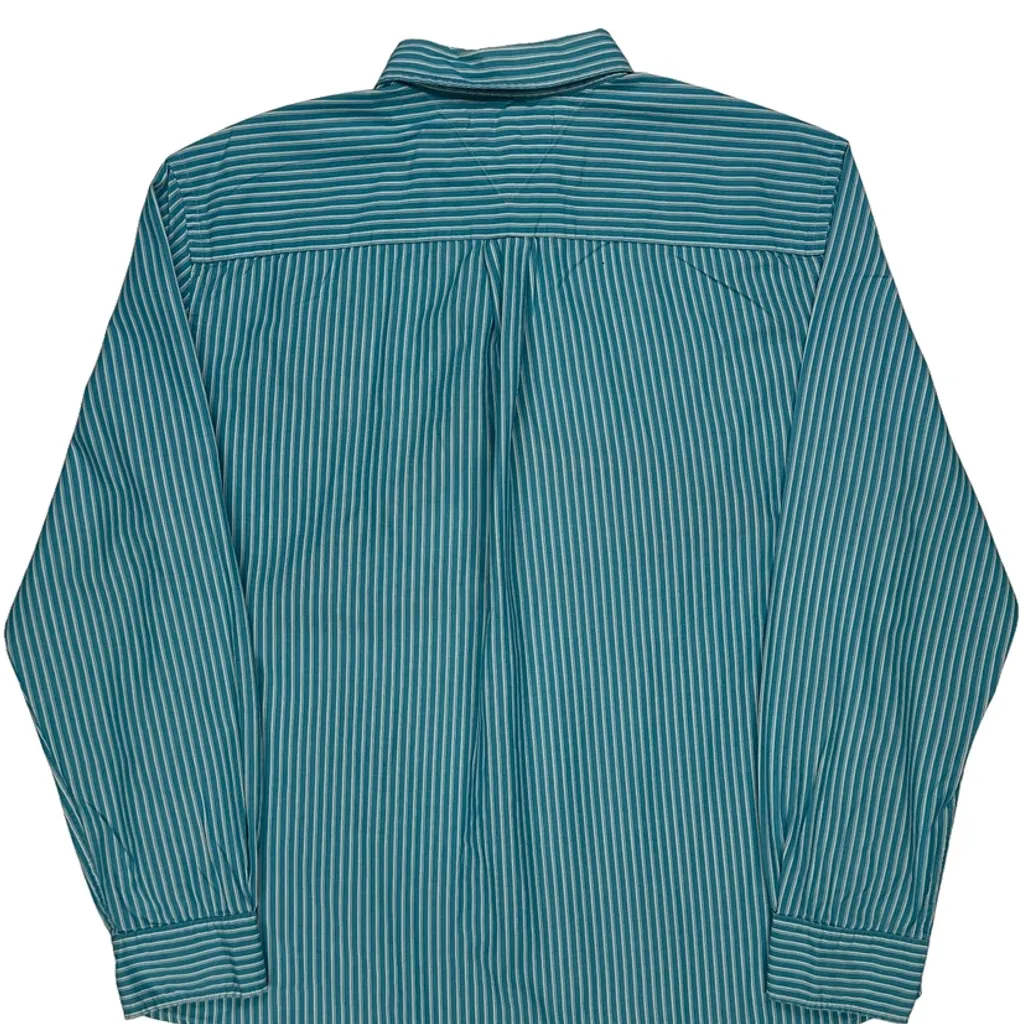 Tommy Hilfiger Striped Shirt - XL Blue Cotton - Image 7