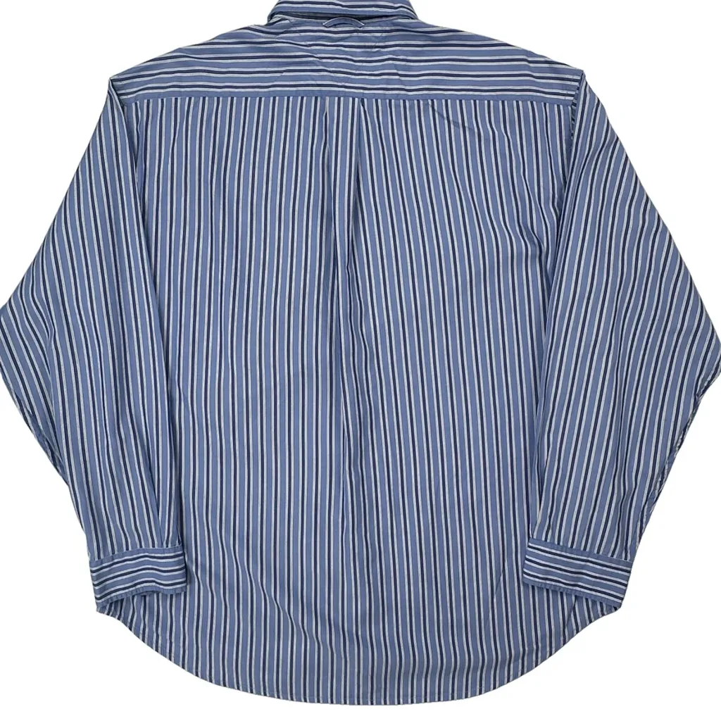 Tommy Hilfiger Striped Shirt - XL Blue Cotton - Image 7