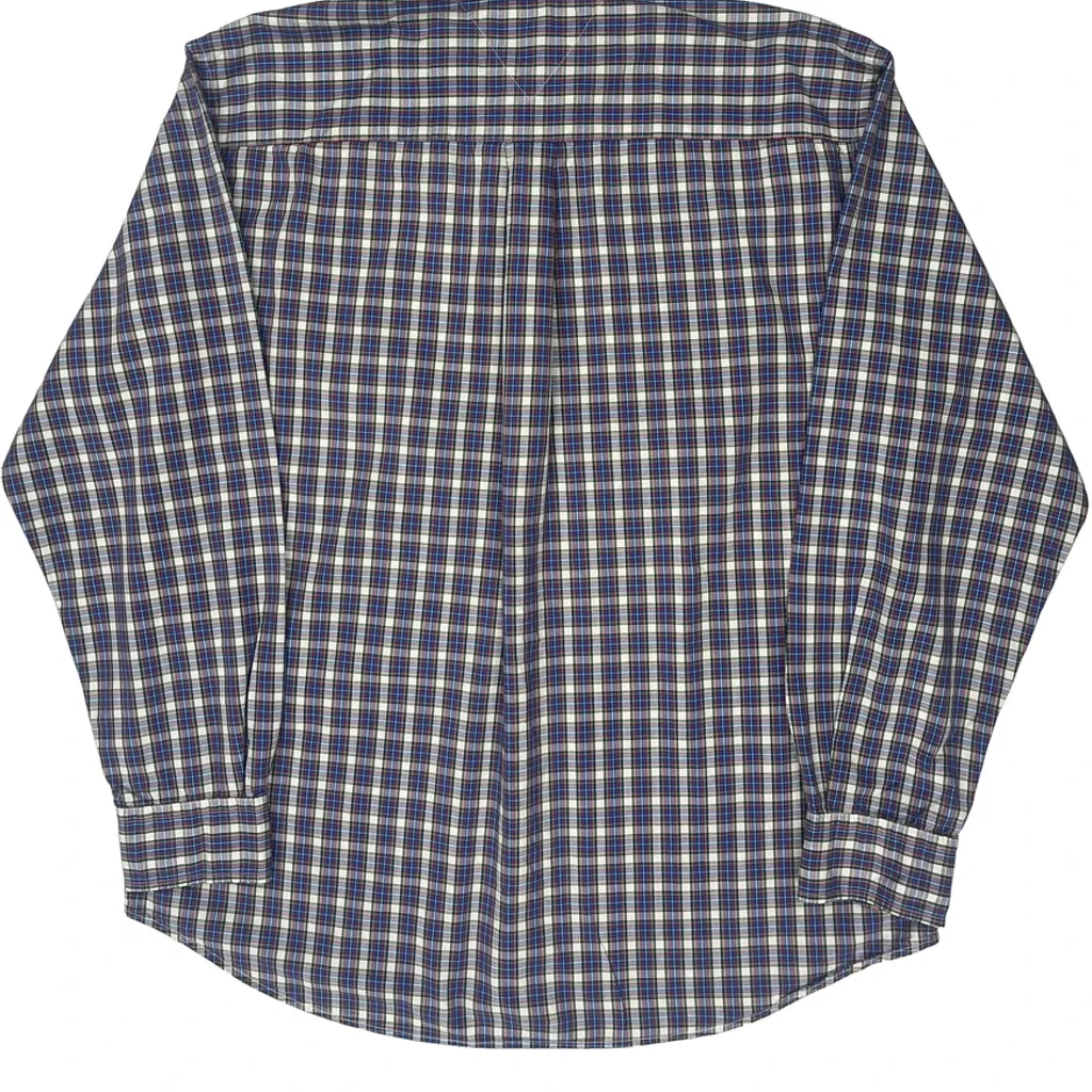 Tommy Hilfiger Checked Shirt - XL Blue Cotton - Image 7