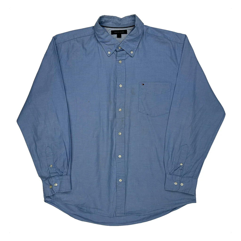 Tommy Hilfiger Shirt - XL Blue Cotton