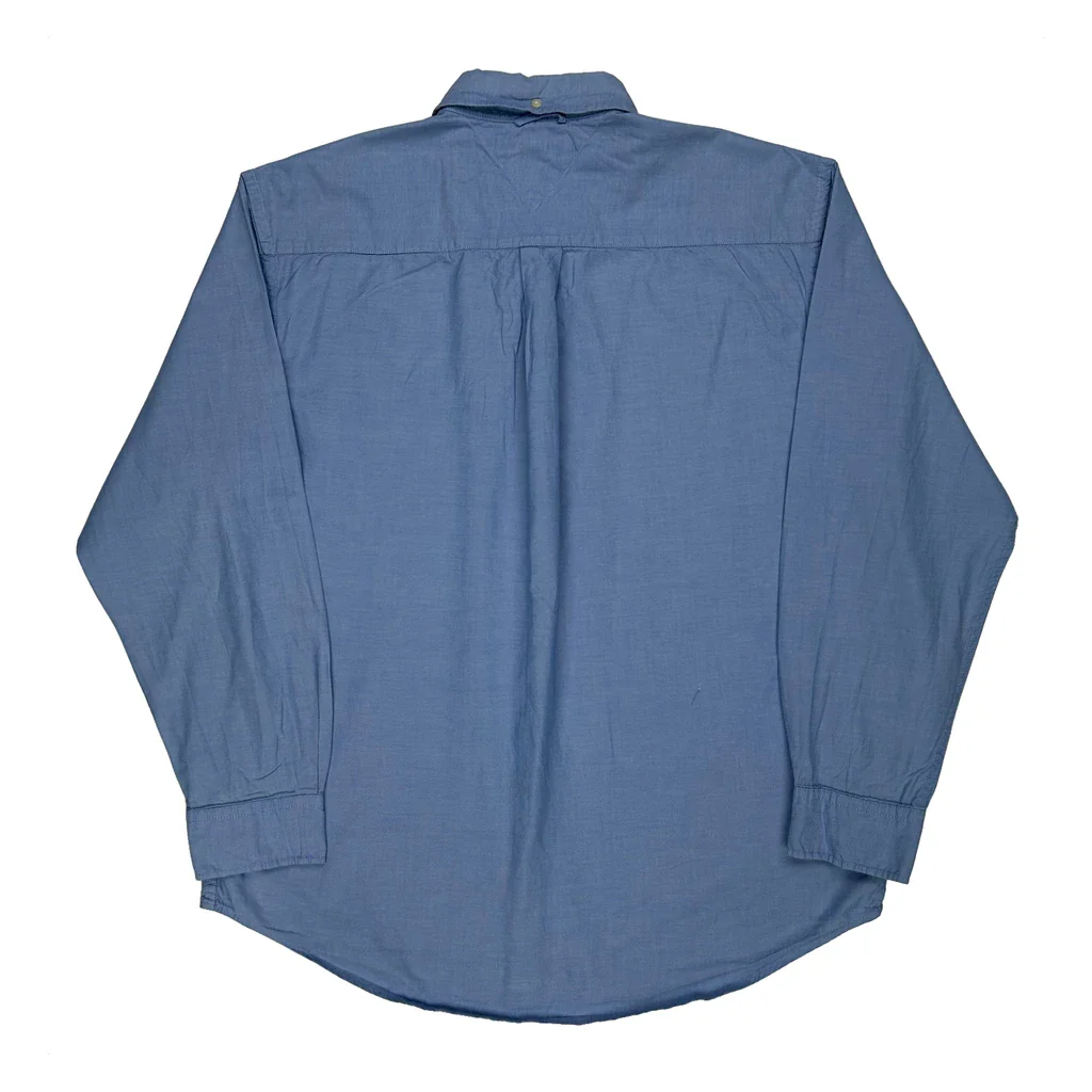 Tommy Hilfiger Shirt - XL Blue Cotton - Image 2