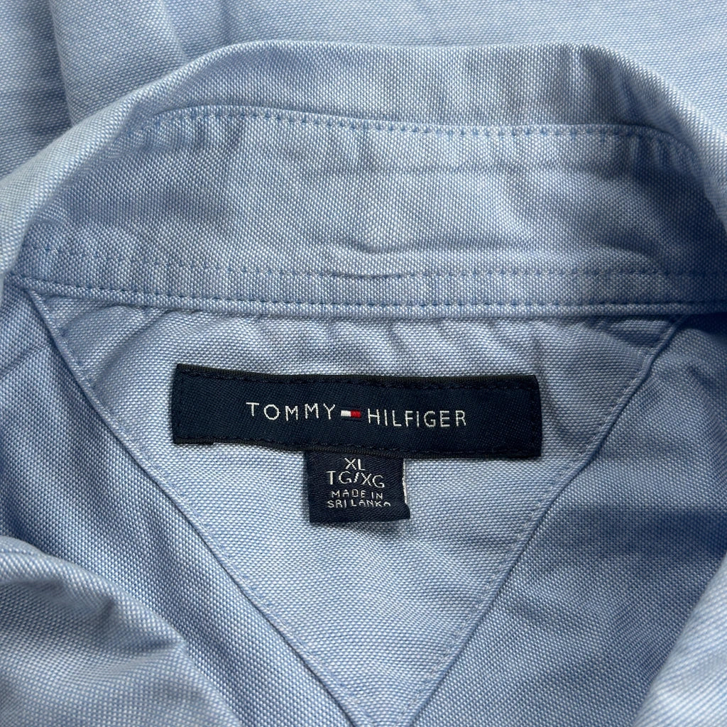 Tommy Hilfiger Shirt - XL Blue Cotton - Image 3