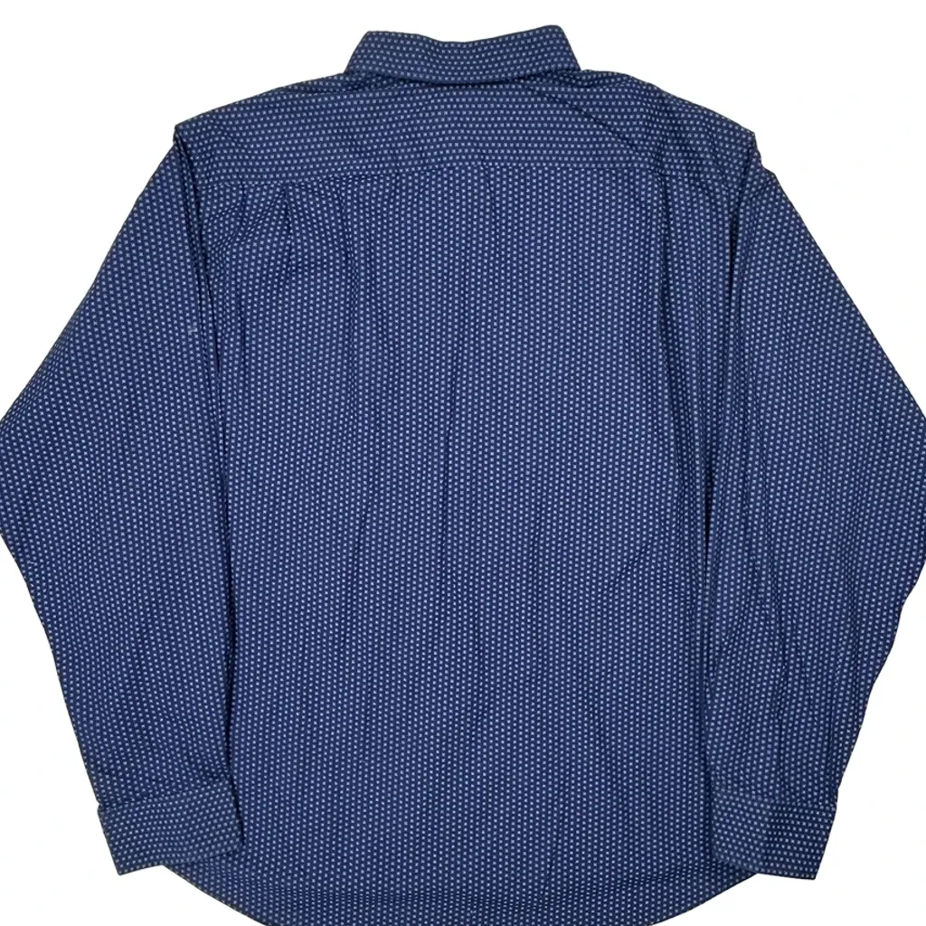 Tommy Hilfiger Polka Dot Shirt - 2XL Blue Cotton - Image 7
