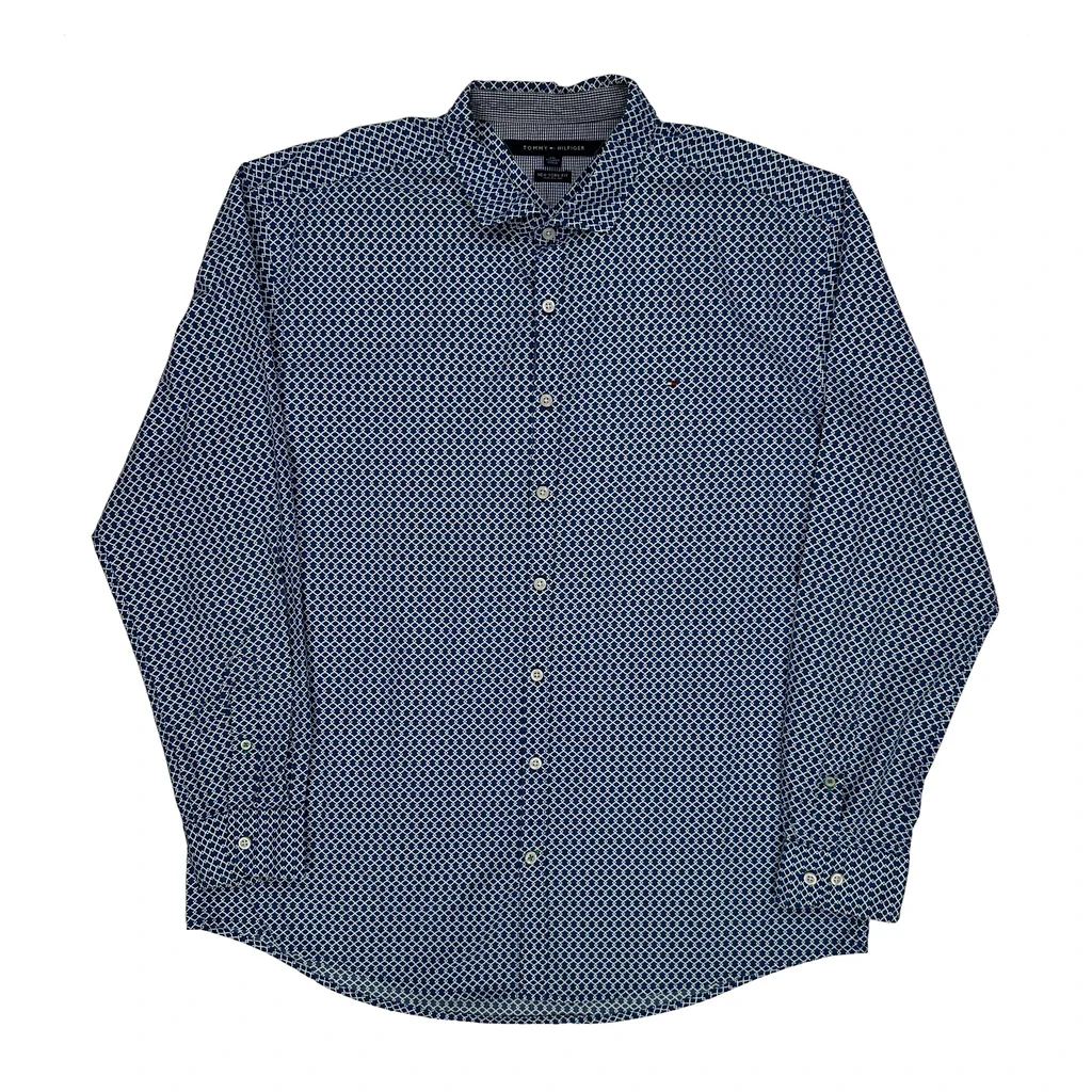 Tommy Hilfiger Shirt - 2XL Blue Cotton