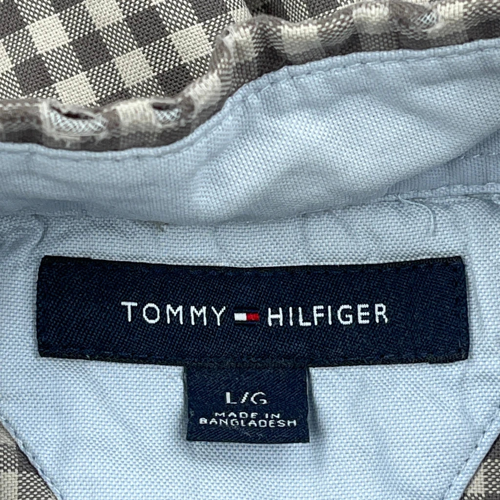 Tommy Hilfiger Checked Shirt - Large Brown Cotton - Image 3