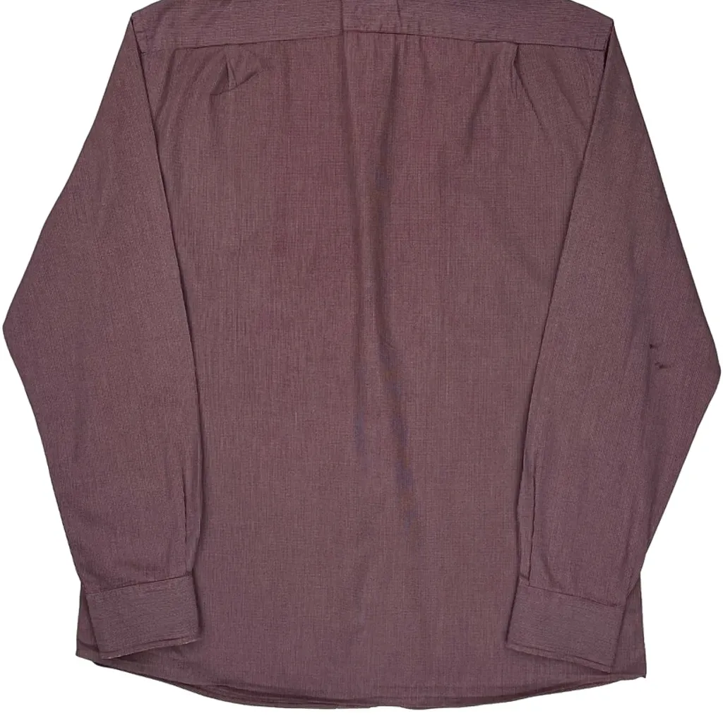 Tommy Hilfiger Shirt - Large Burgundy Cotton - Image 6