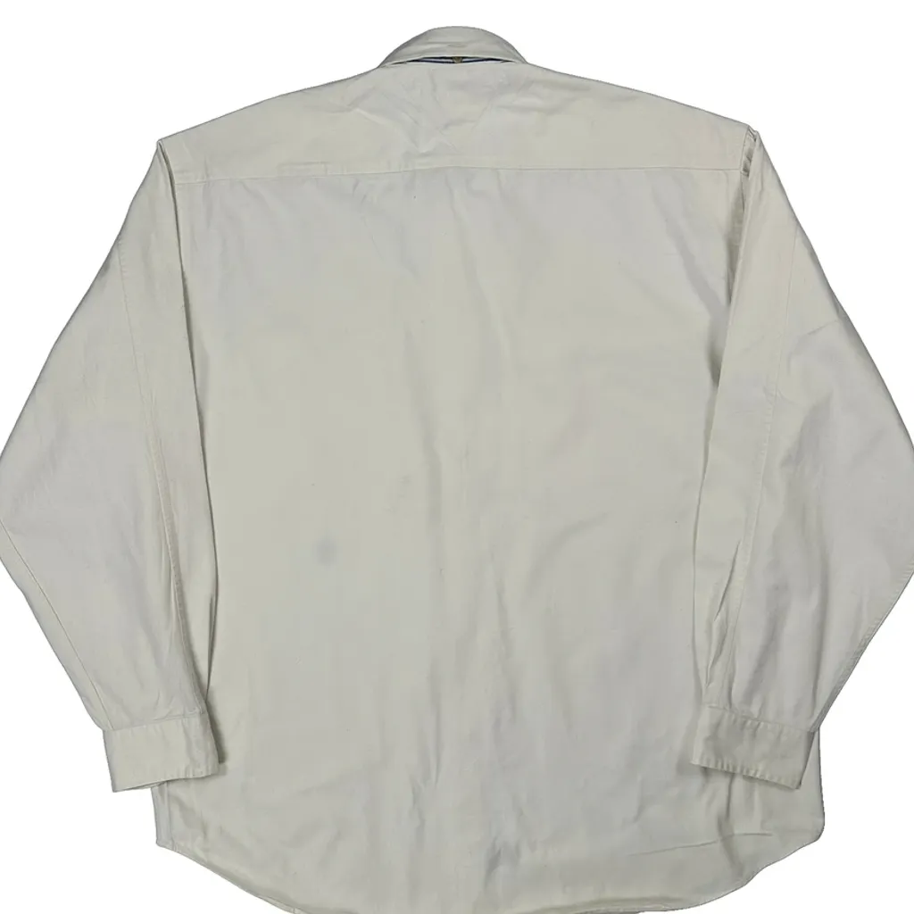 Tommy Hilfiger Shirt - Large Cream Cotton - Image 7