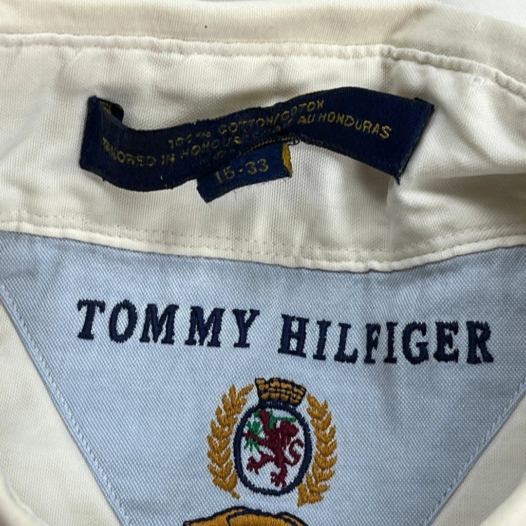Tommy Hilfiger Shirt - Medium Cream Cotton - Image 3