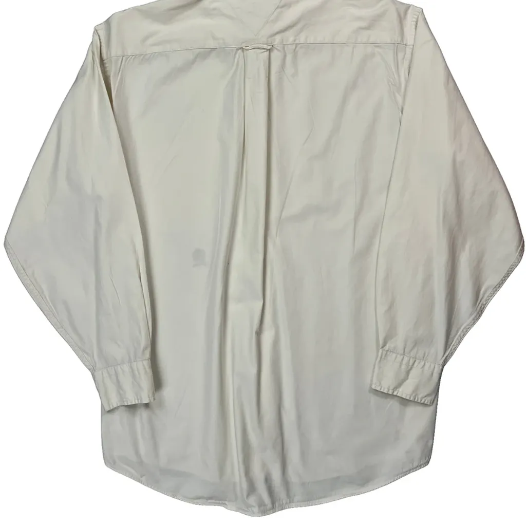Tommy Hilfiger Shirt - Medium Cream Cotton - Image 6