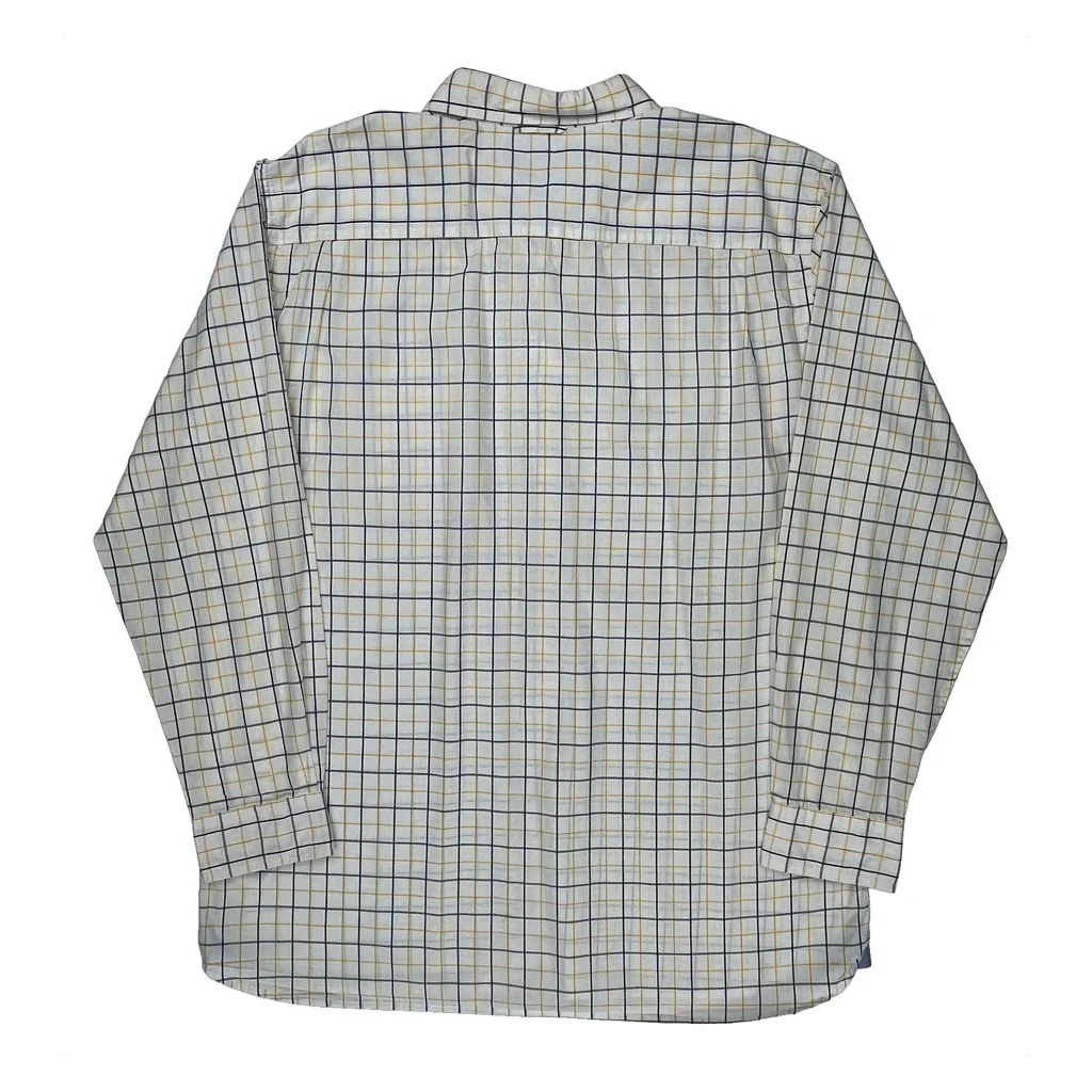 Tommy Hilfiger Checked Shirt - XL Cream Cotton - Image 2