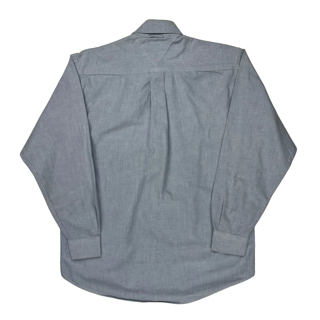 Tommy Hilfiger Shirt - Small Gray Cotton - Image 2
