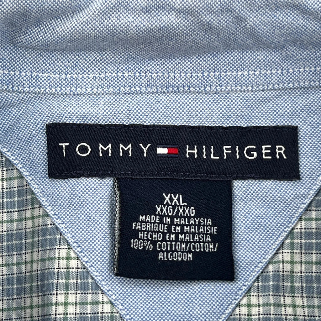 Tommy Hilfiger Checked Shirt - 2XL Gray Cotton - Image 3