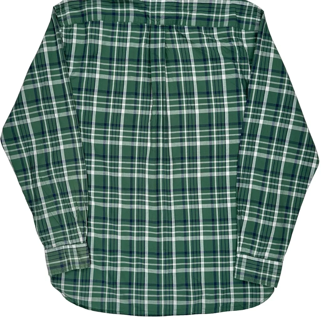 Tommy Hilfiger Checked Shirt - Large Green Cotton - Image 7