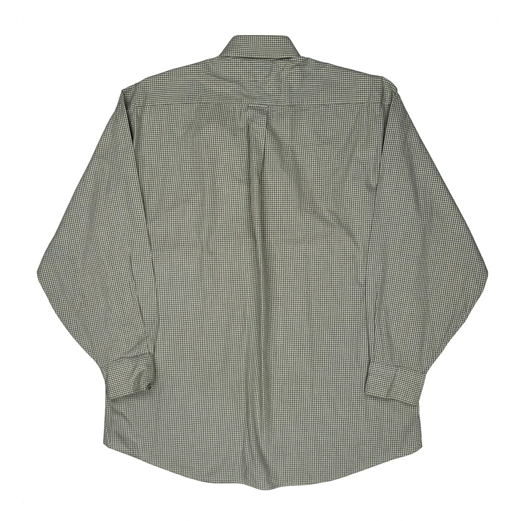 Tommy Hilfiger Checked Shirt - Medium Green Cotton - Image 2