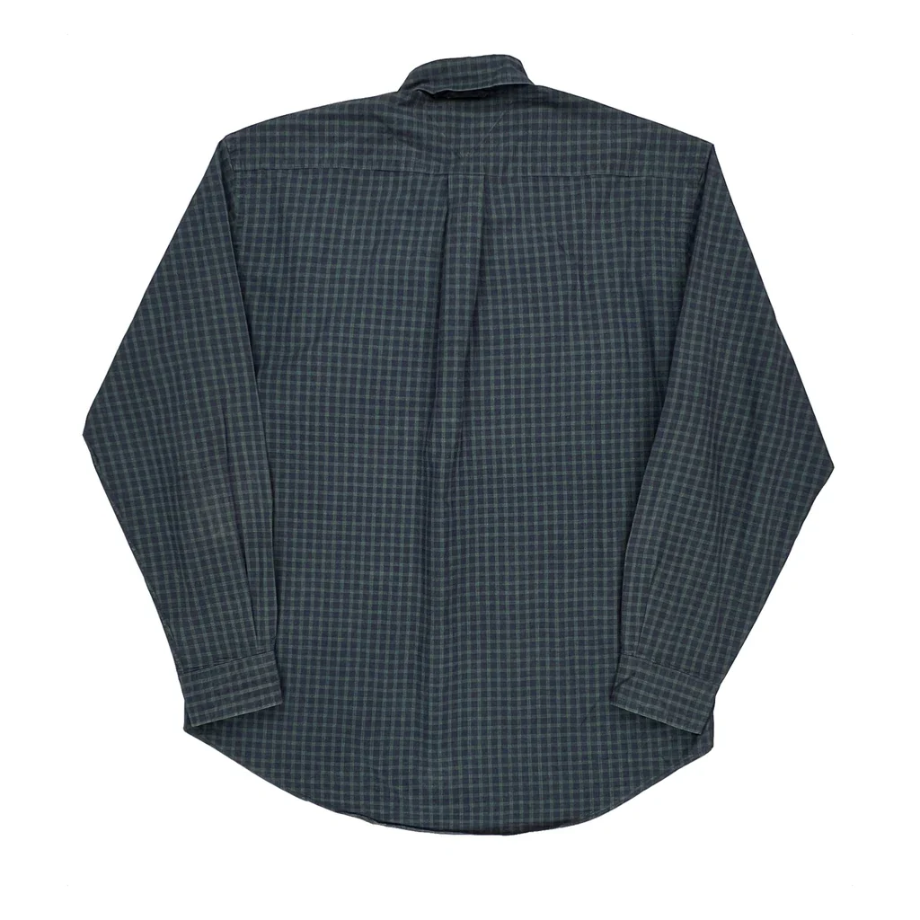 Tommy Hilfiger Checked Shirt - Medium Green Cotton - Image 2