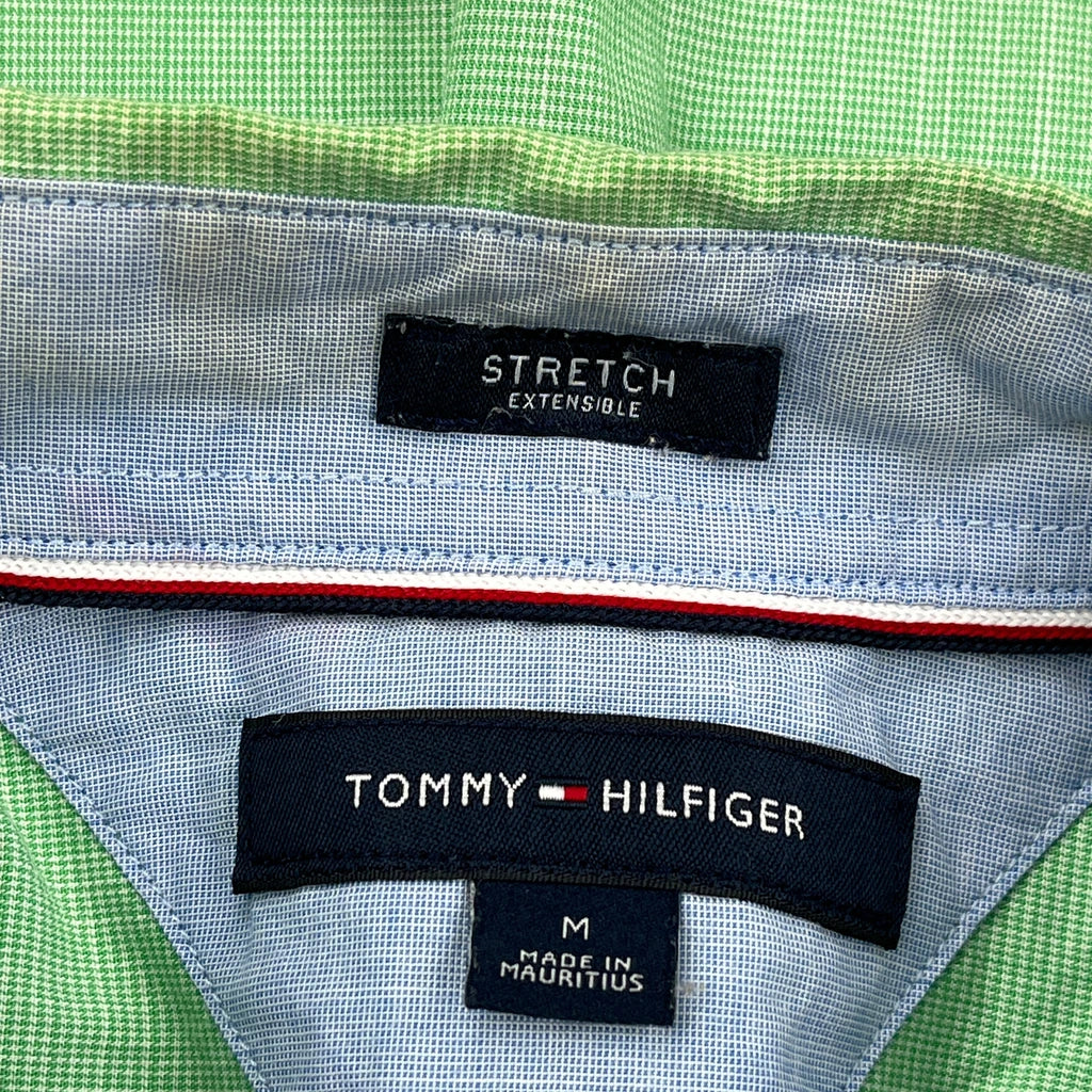 Tommy Hilfiger Shirt - Medium Green Cotton - Image 3
