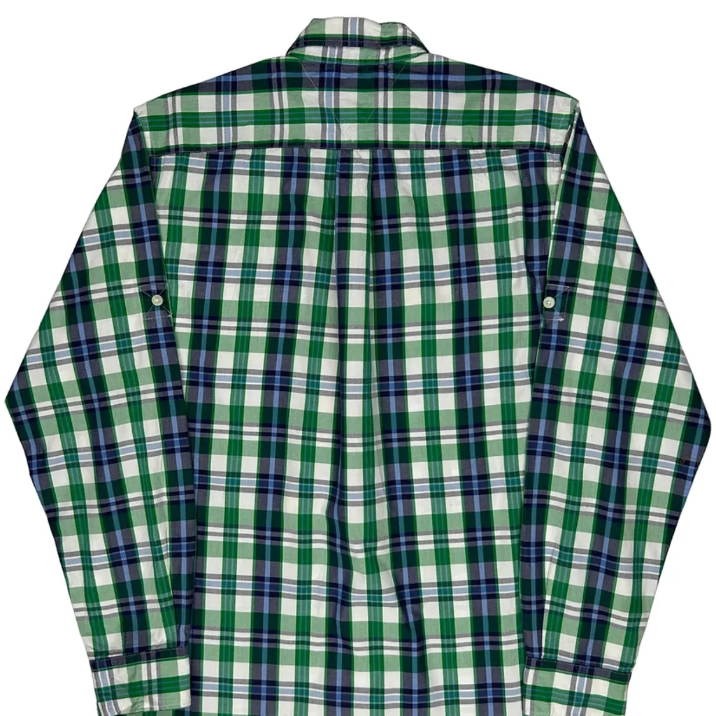 Tommy Hilfiger Checked Shirt - Medium Green Cotton - Image 7