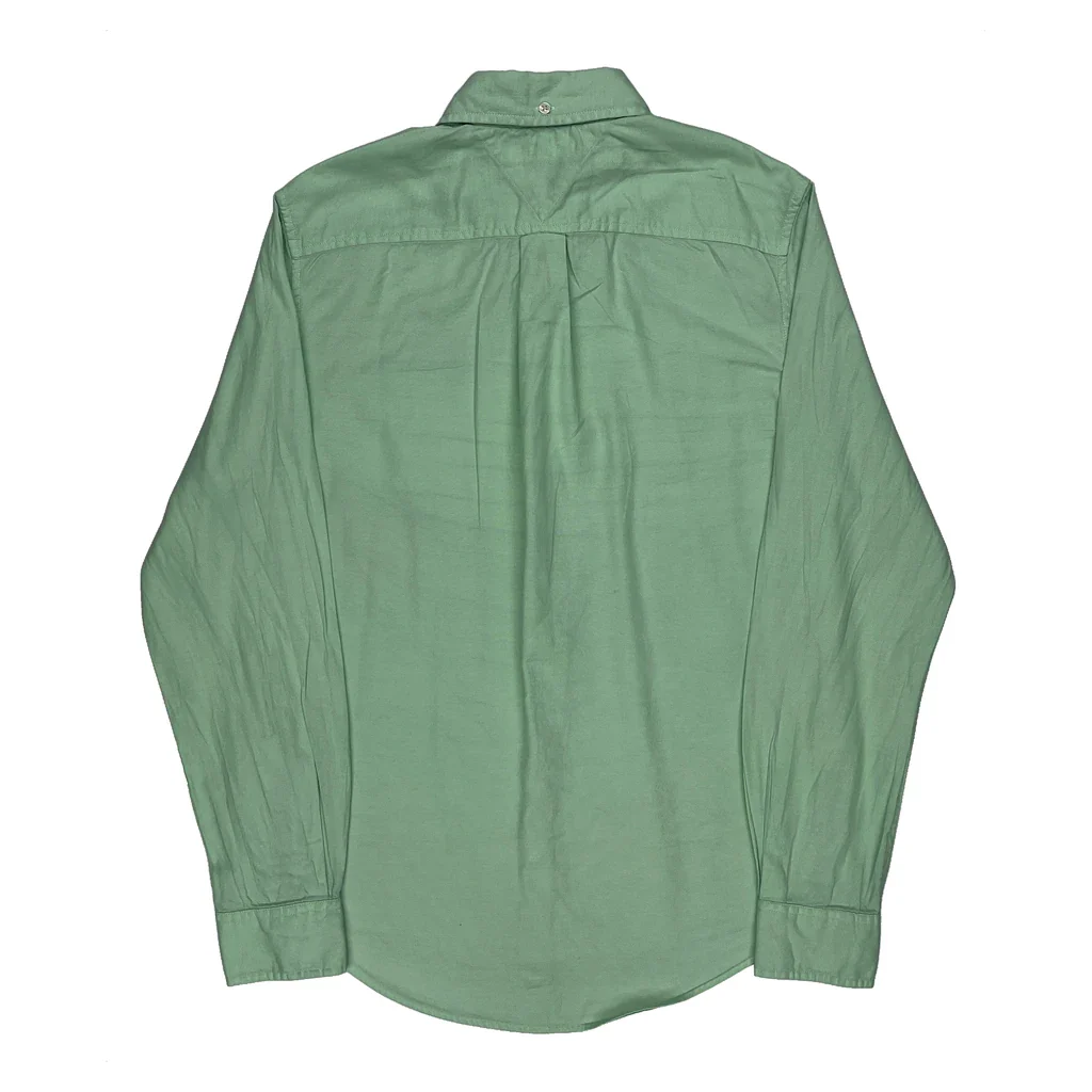 Tommy Hilfiger Shirt - Small Green Cotton - Image 2