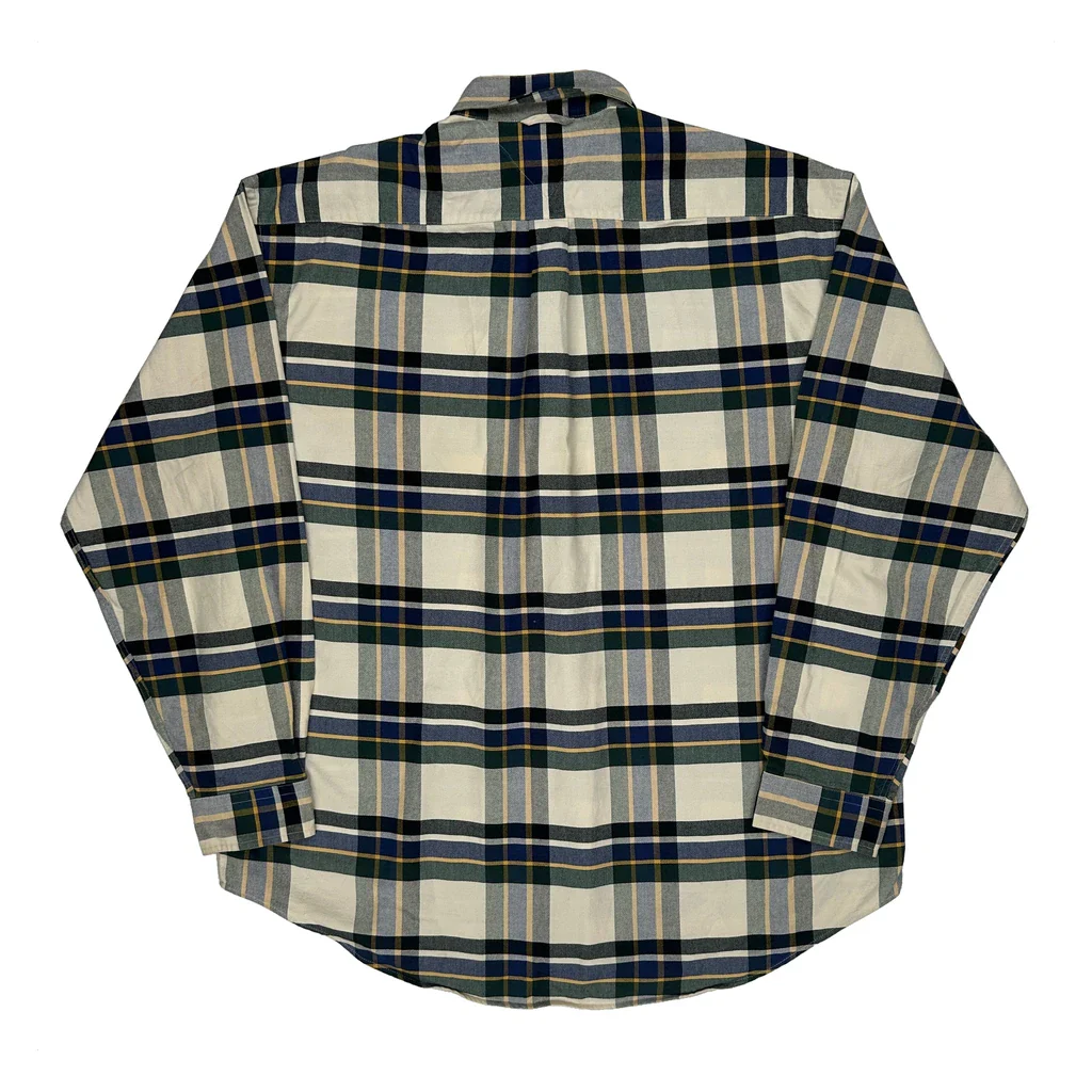 Tommy Hilfiger Checked Shirt - XL Green Cotton - Image 2