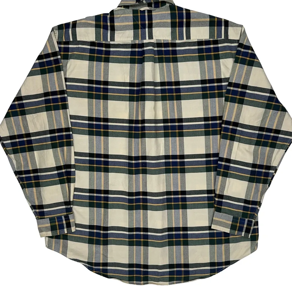 Tommy Hilfiger Checked Shirt - XL Green Cotton - Image 7