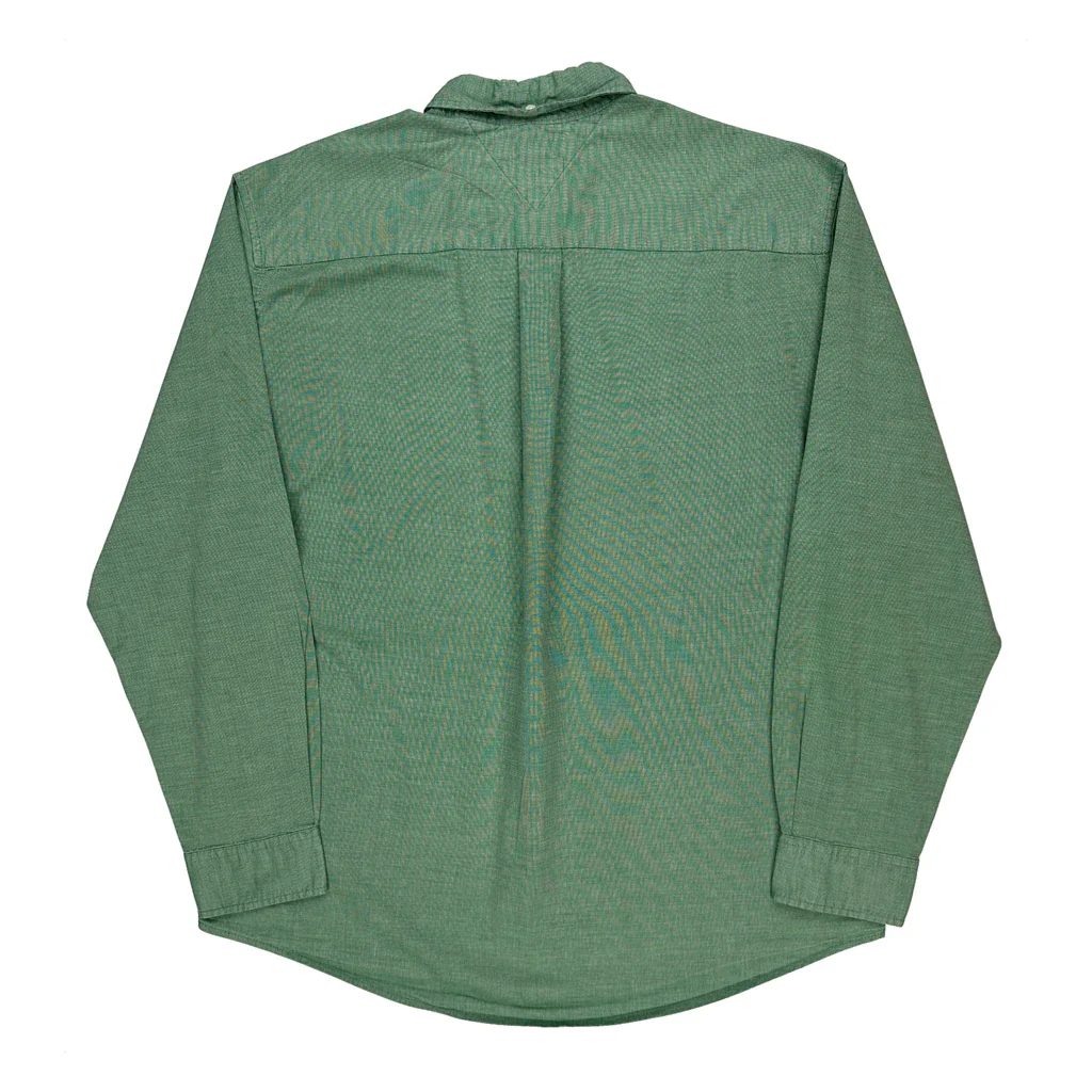 Tommy Hilfiger Shirt - XL Green Cotton - Image 2