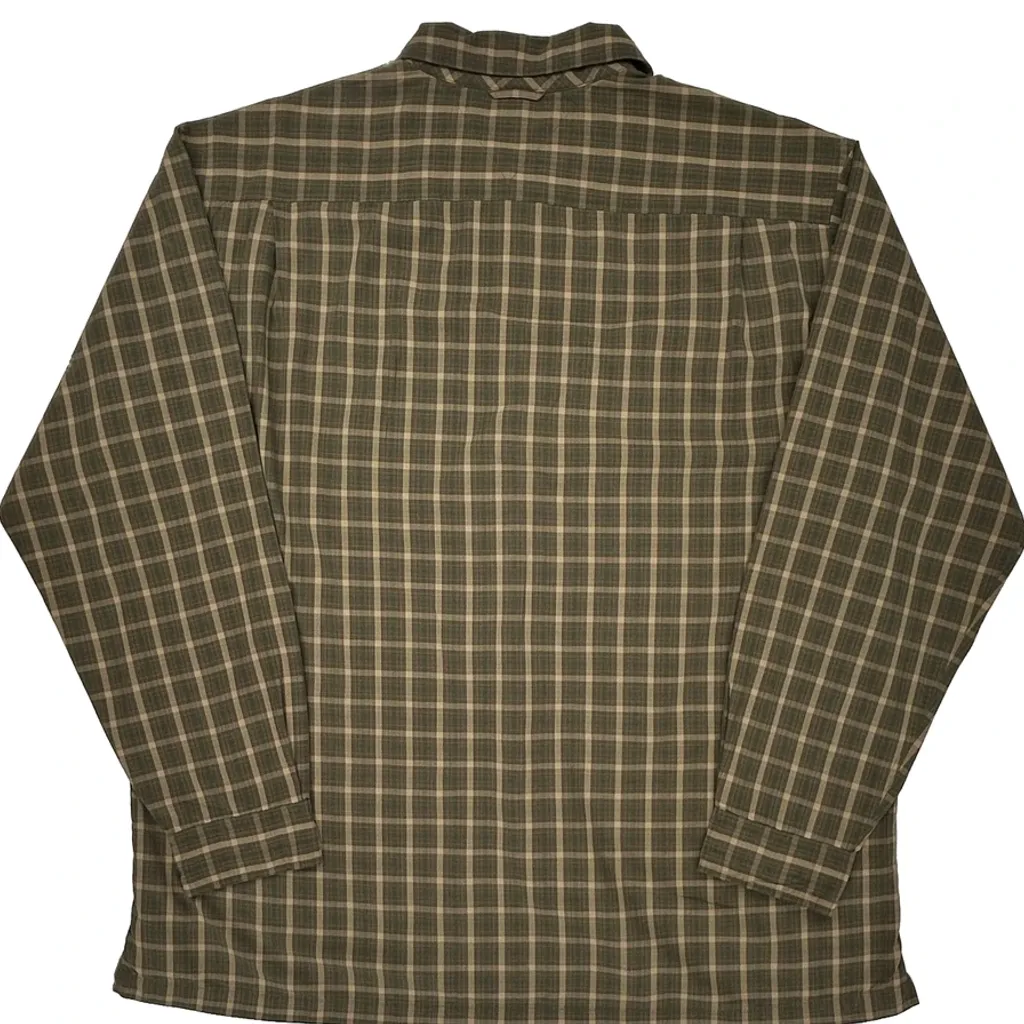 Tommy Hilfiger Checked Shirt - XL Green Polyester - Image 6
