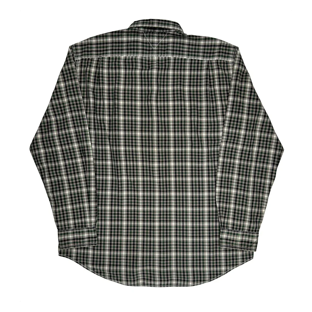 Tommy Hilfiger Checked Shirt - XL Green Cotton - Image 2