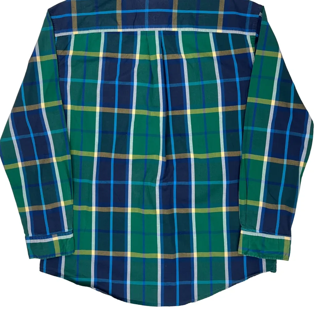 Tommy Hilfiger Checked Shirt - 2XL Green Cotton - Image 6