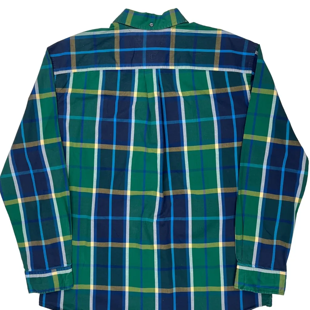 Tommy Hilfiger Checked Shirt - 2XL Green Cotton - Image 7
