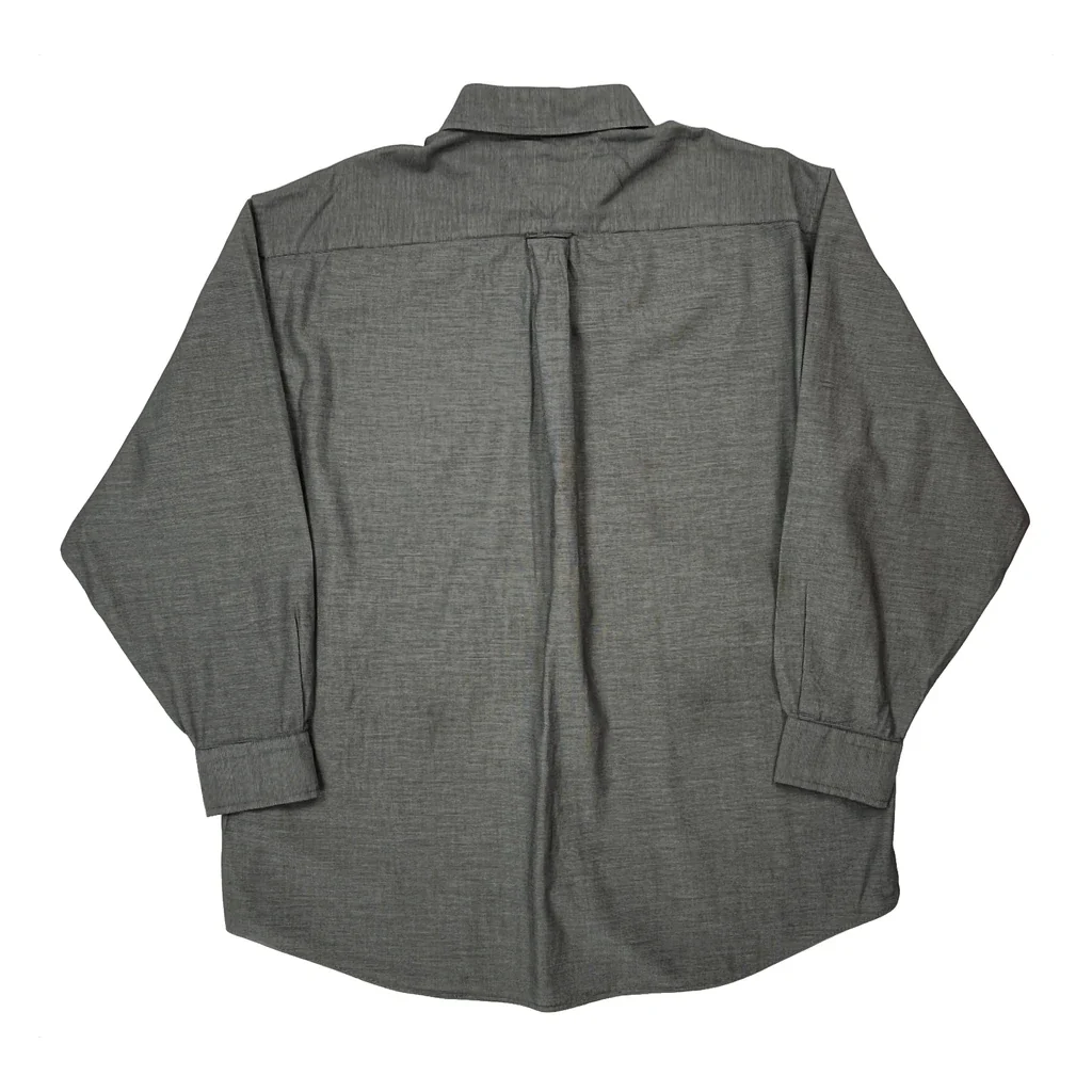 Tommy Hilfiger Shirt - Large Grey Cotton - Image 2