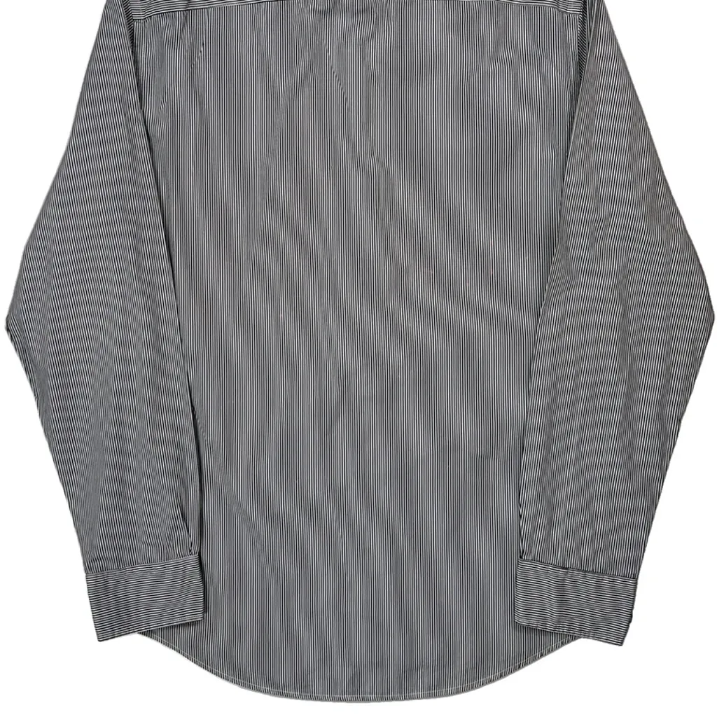 Tommy Hilfiger Striped Shirt - Large Grey Cotton - Image 7