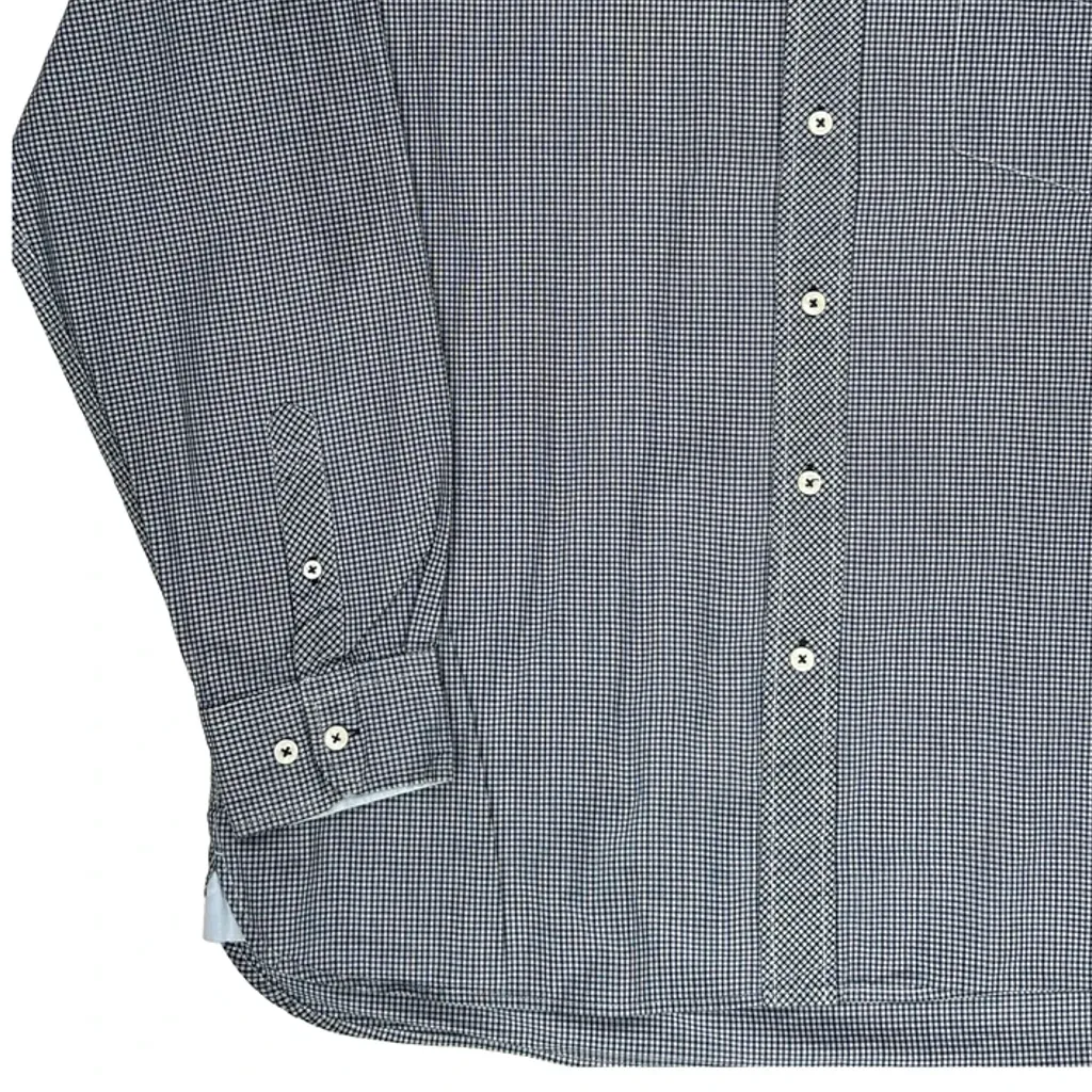 Tommy Hilfiger Checked Shirt - Large Grey Cotton - Image 8