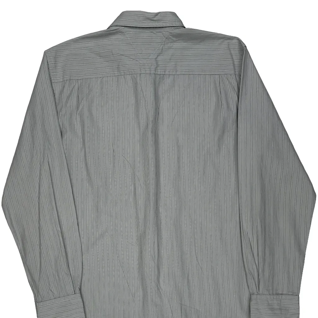 Tommy Hilfiger Striped Shirt - Large Grey Cotton - Image 6