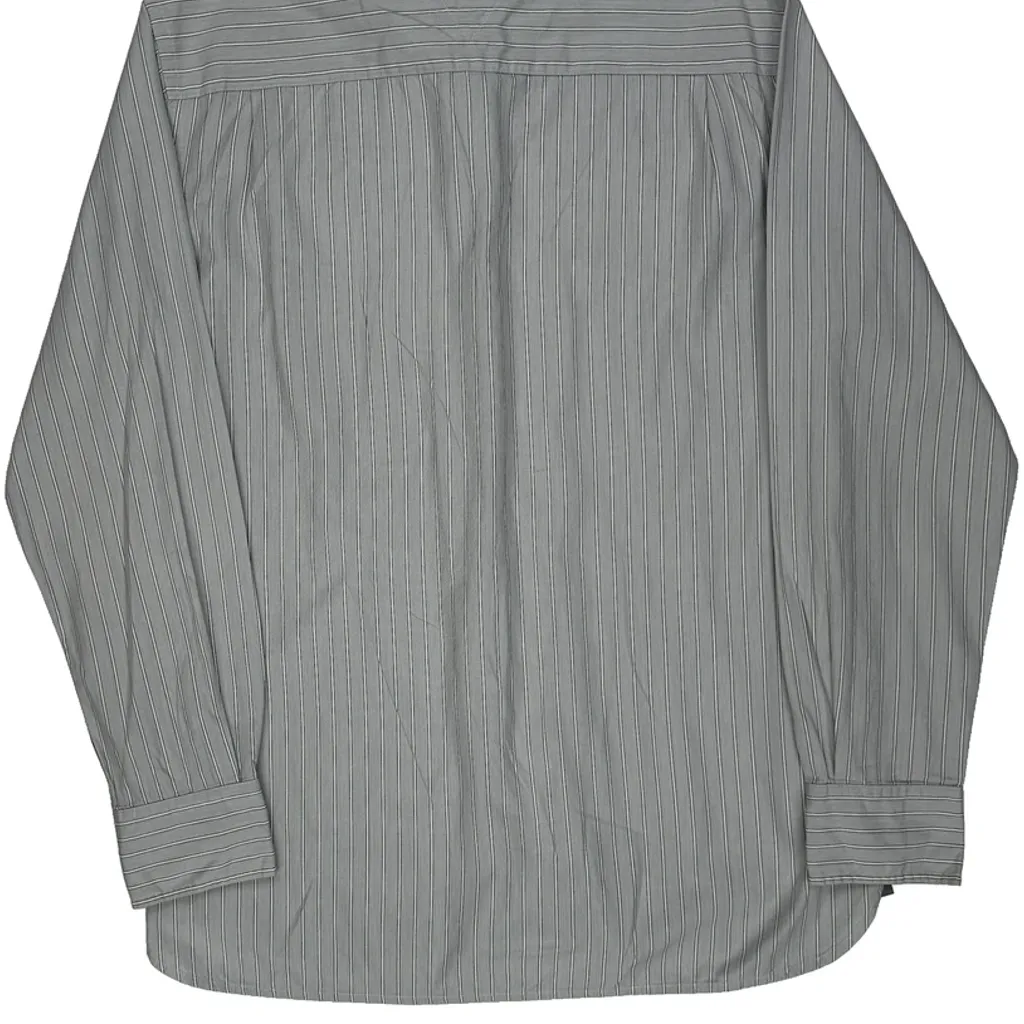 Tommy Hilfiger Striped Shirt - Large Grey Cotton - Image 7