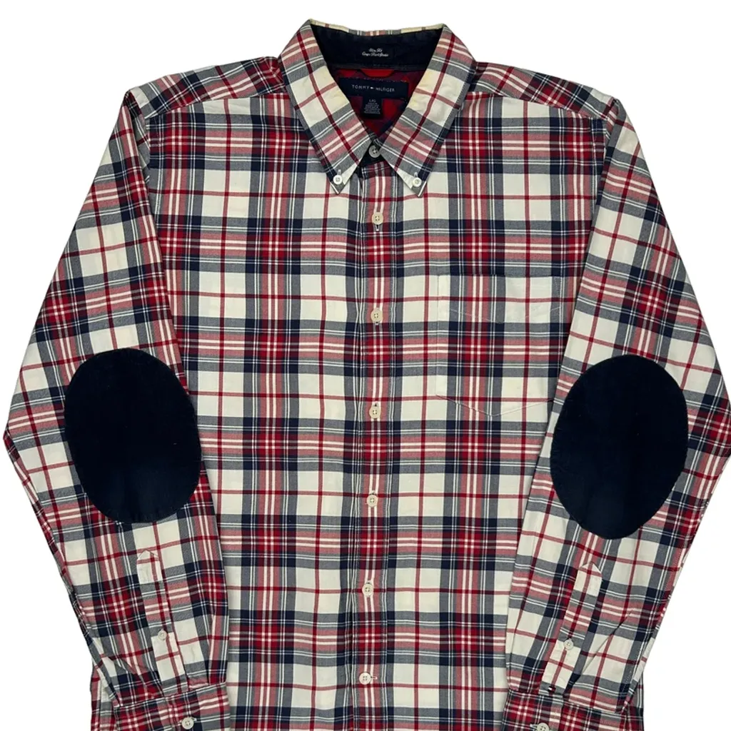 Tommy Hilfiger Checked Shirt - Large Multicoloured Cotton - Image 5